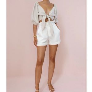 Posse Ducky Shorts in Ivory